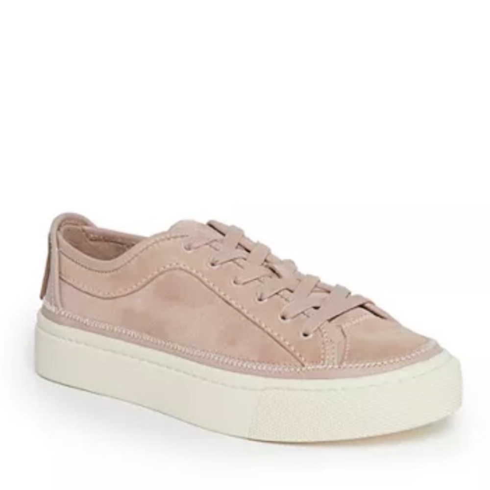All Saints Bella Low-Top Suede Leather Sneakers